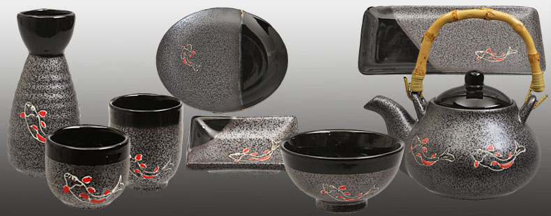 Sushi and sake set