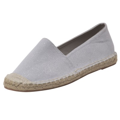 Damen Espadrilles Glitzer Leinen Abendschuh Gold / Silber