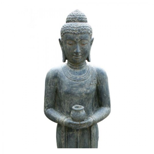 Stehender Buddha, Lavaguss • Figuren amp; Skulpturen • Garten 